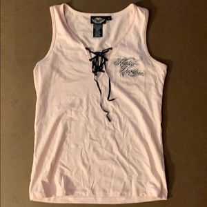Harley Davidson Tank Top Lace up M